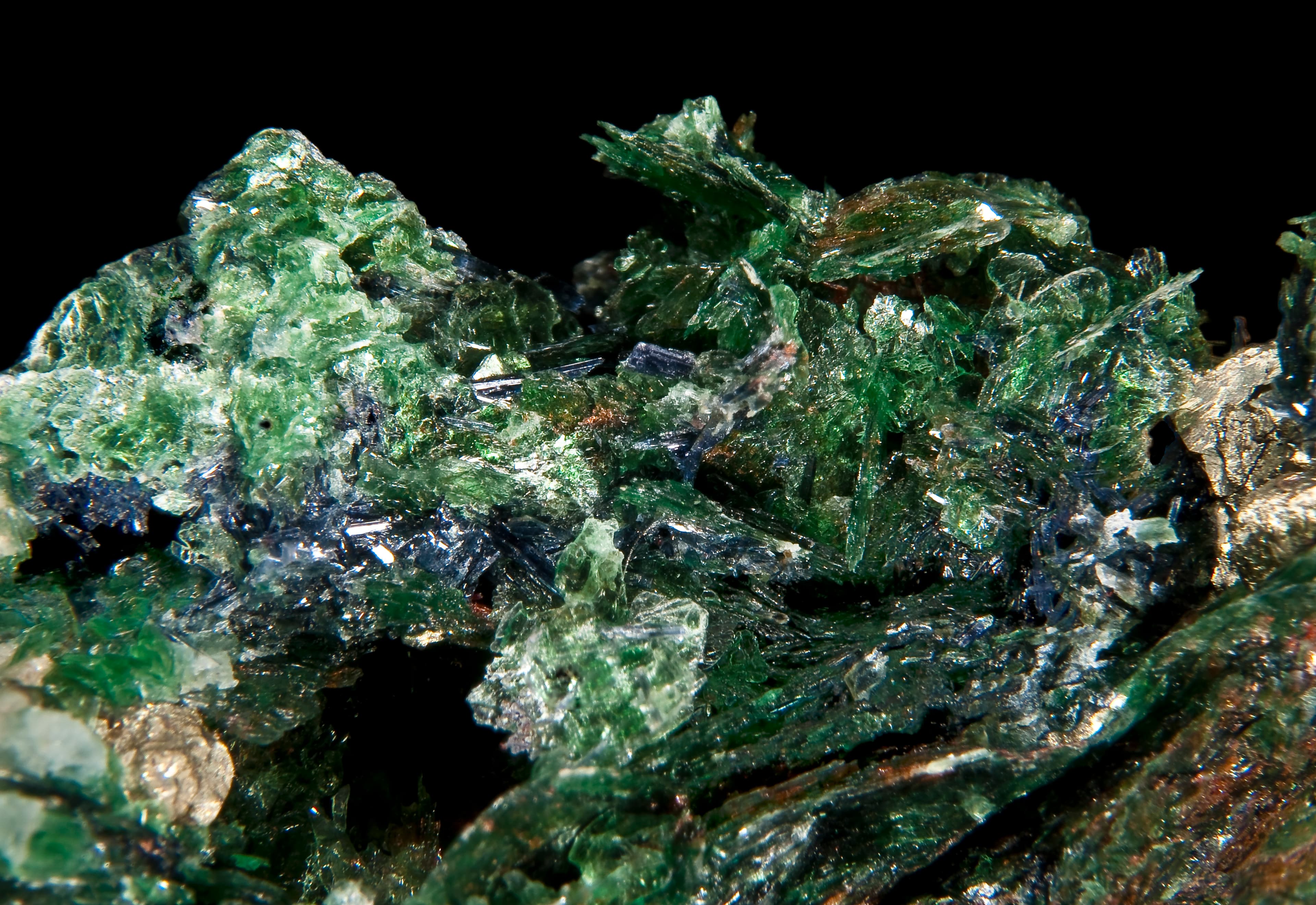 Fuchsite and Glaucophane