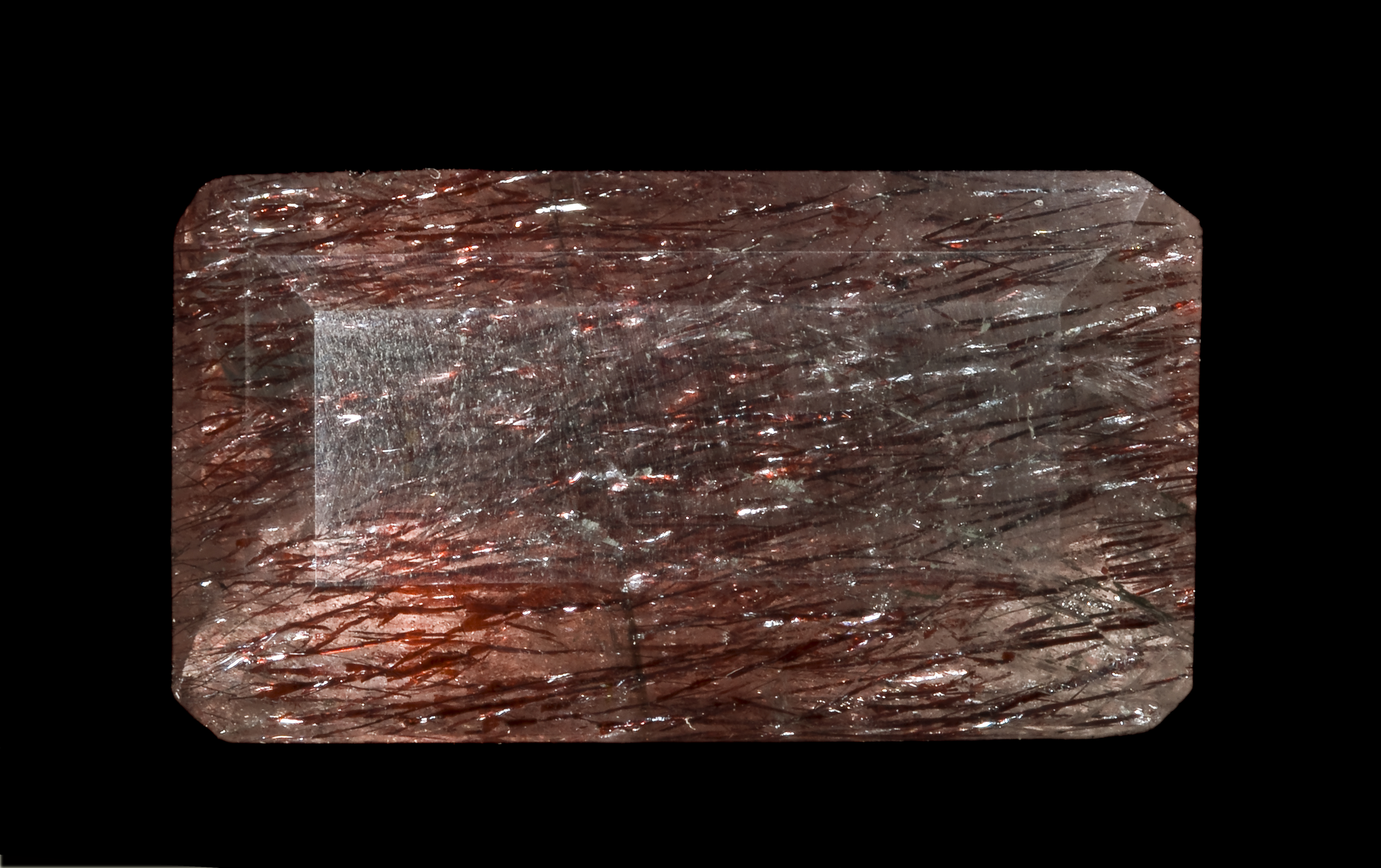 Cacoxenite in Quartz