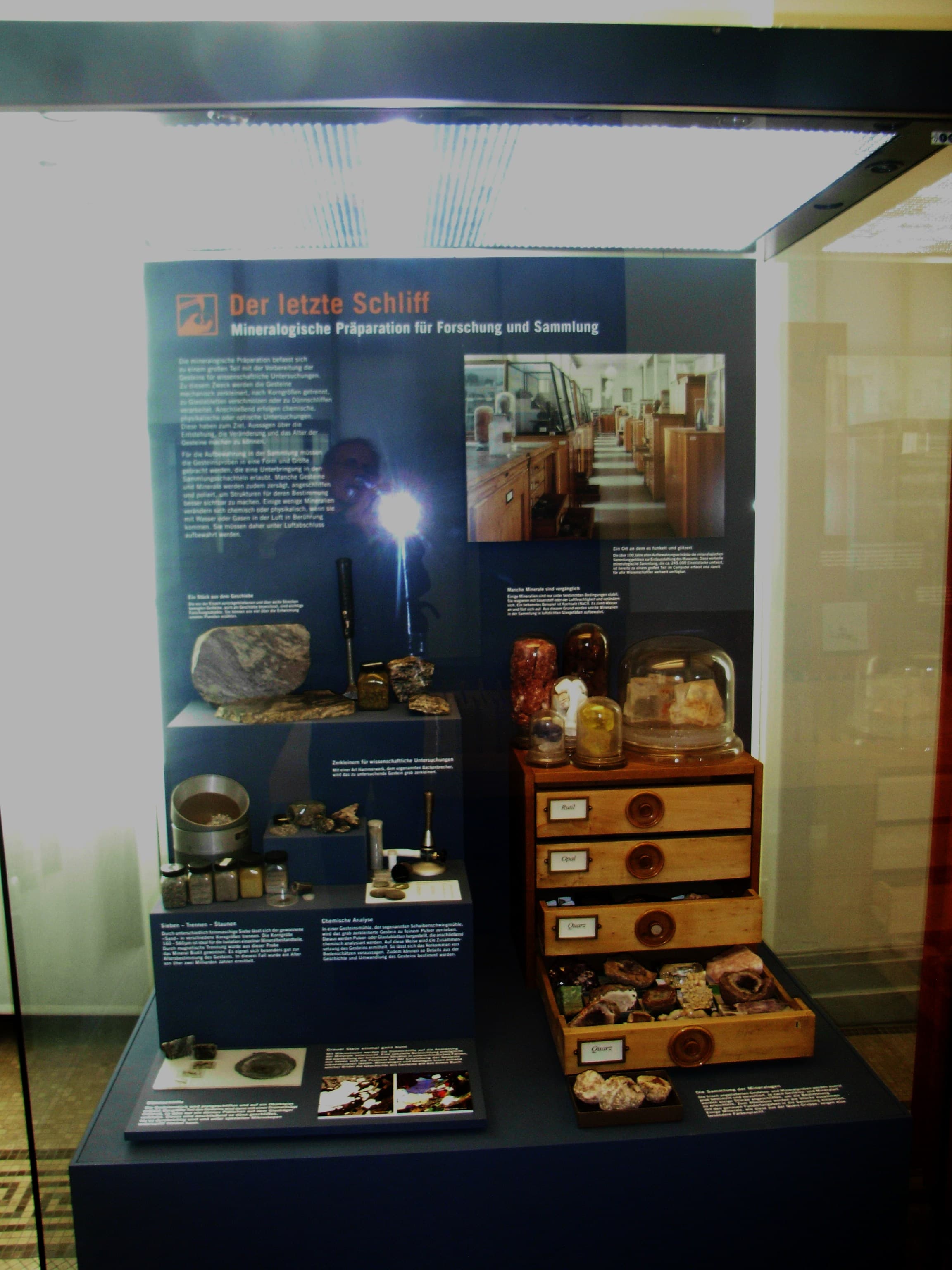 Mineral Preparation and Curation Exhibit