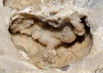 Druzy Quartz Geode in Flint