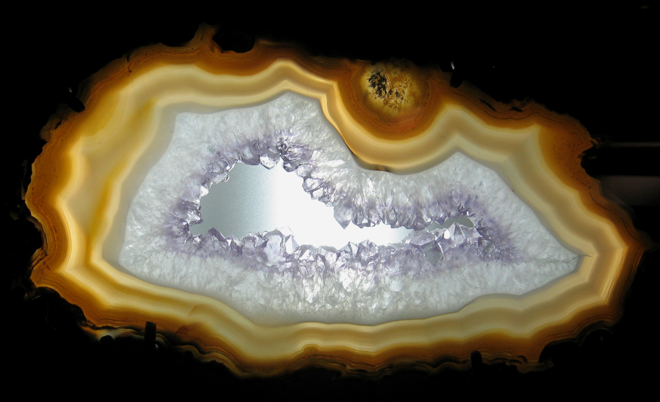 Agate and Quartz Geode