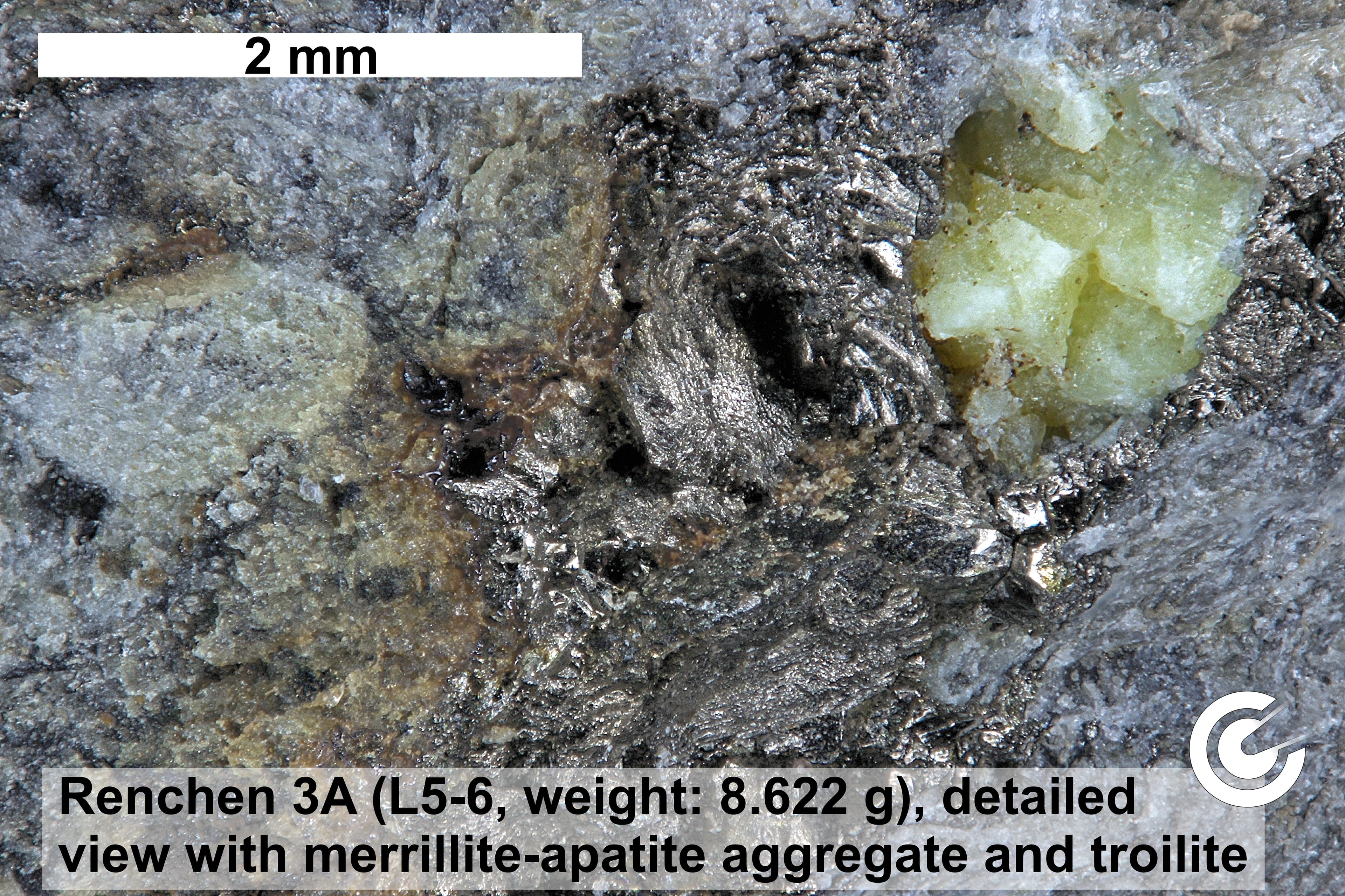 Merrillite-Apatite Aggregate